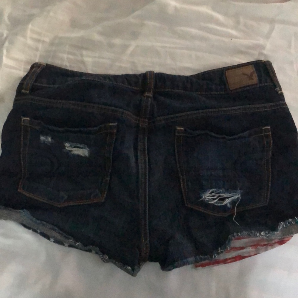 High waist jean shorts - Picture 2 of 2